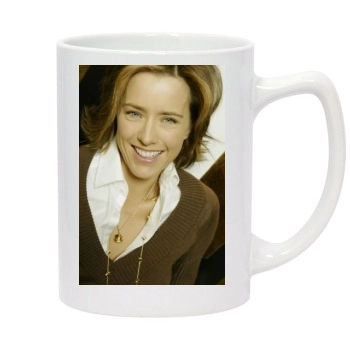 Tea Leoni 14oz White Statesman Mug