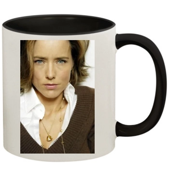 Tea Leoni 11oz Colored Inner & Handle Mug