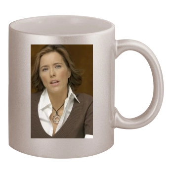 Tea Leoni 11oz Metallic Silver Mug