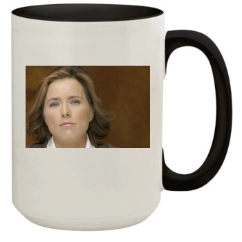 Tea Leoni 15oz Colored Inner & Handle Mug