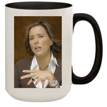 Tea Leoni 15oz Colored Inner & Handle Mug