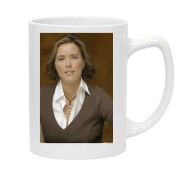 Tea Leoni 14oz White Statesman Mug