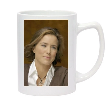 Tea Leoni 14oz White Statesman Mug