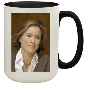 Tea Leoni 15oz Colored Inner & Handle Mug