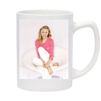 Tea Leoni 14oz White Statesman Mug