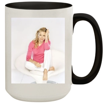 Tea Leoni 15oz Colored Inner & Handle Mug