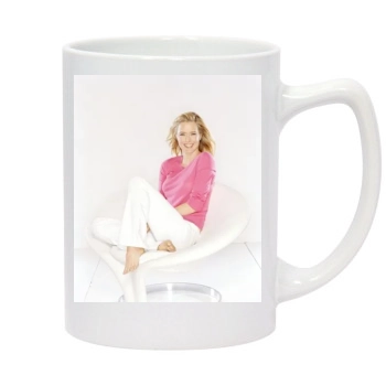 Tea Leoni 14oz White Statesman Mug