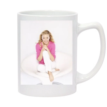 Tea Leoni 14oz White Statesman Mug