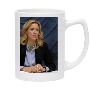 Tea Leoni 14oz White Statesman Mug