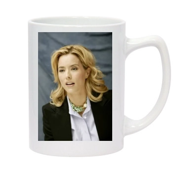 Tea Leoni 14oz White Statesman Mug