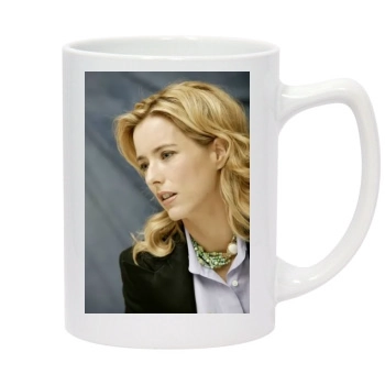 Tea Leoni 14oz White Statesman Mug