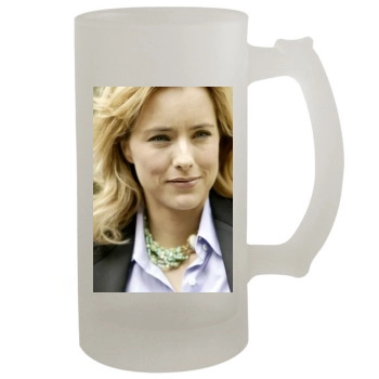 Tea Leoni 16oz Frosted Beer Stein