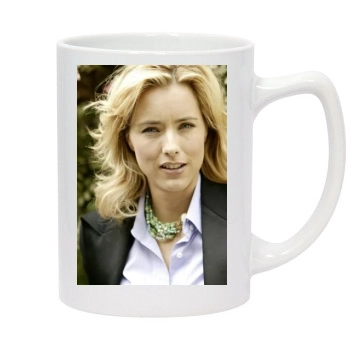 Tea Leoni 14oz White Statesman Mug