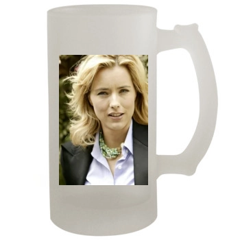 Tea Leoni 16oz Frosted Beer Stein