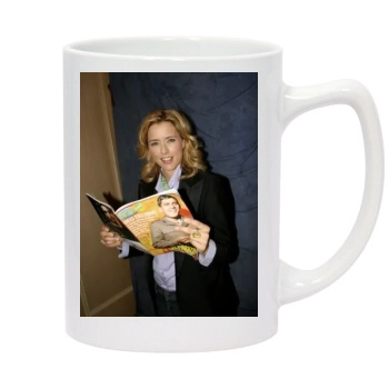 Tea Leoni 14oz White Statesman Mug