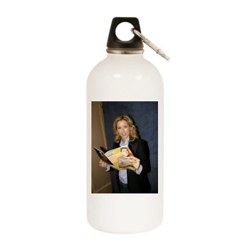 Tea Leoni White Water Bottle With Carabiner