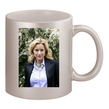 Tea Leoni 11oz Metallic Silver Mug