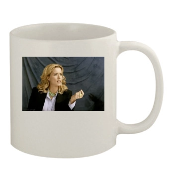 Tea Leoni 11oz White Mug