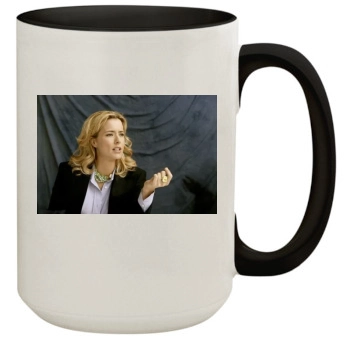 Tea Leoni 15oz Colored Inner & Handle Mug