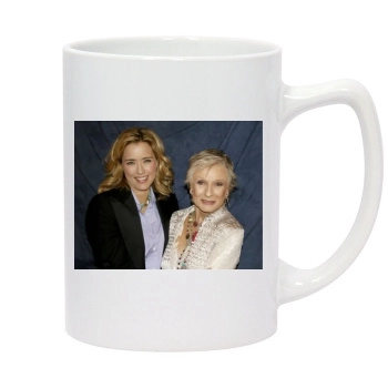 Tea Leoni 14oz White Statesman Mug