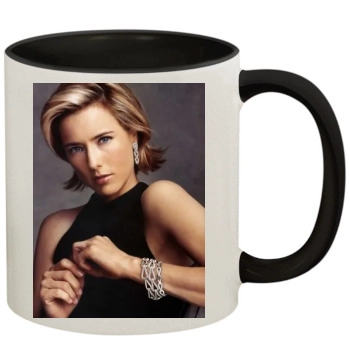 Tea Leoni 11oz Colored Inner & Handle Mug