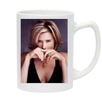 Tea Leoni 14oz White Statesman Mug