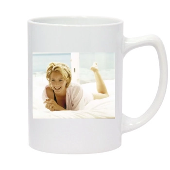 Tea Leoni 14oz White Statesman Mug