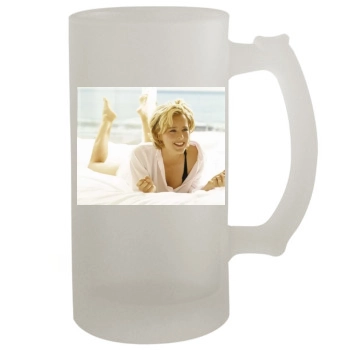 Tea Leoni 16oz Frosted Beer Stein