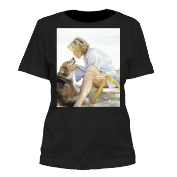 Tea Leoni Women's Cut T-Shirt