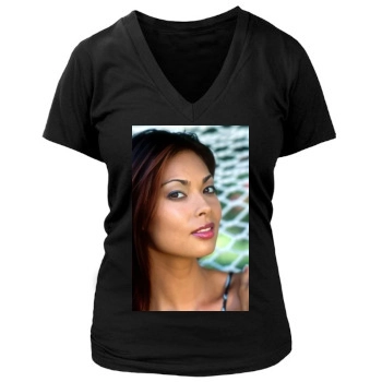 Tera Patrick Women's Deep V-Neck TShirt