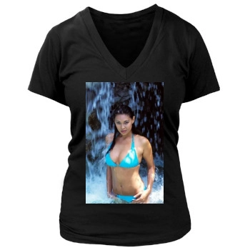 Tera Patrick Women's Deep V-Neck TShirt