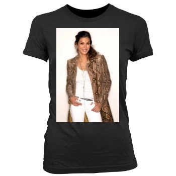 Teri Hatcher Women's Junior Cut Crewneck T-Shirt