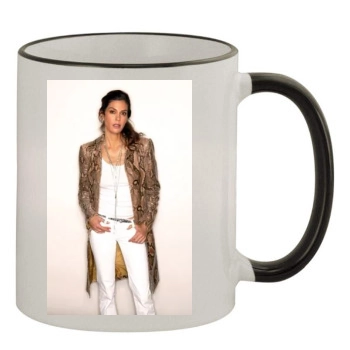 Teri Hatcher 11oz Colored Rim & Handle Mug