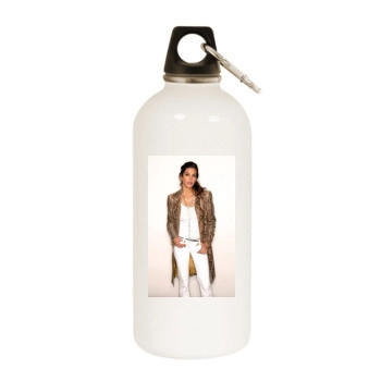 Teri Hatcher White Water Bottle With Carabiner