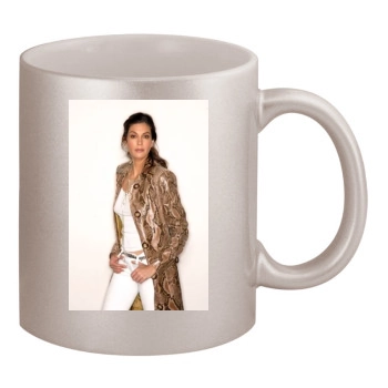 Teri Hatcher 11oz Metallic Silver Mug