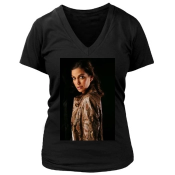 Teri Hatcher Women's Deep V-Neck TShirt