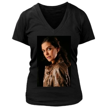 Teri Hatcher Women's Deep V-Neck TShirt