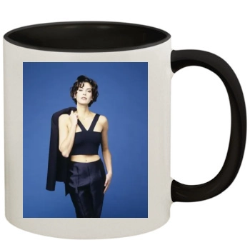 Teri Hatcher 11oz Colored Inner & Handle Mug