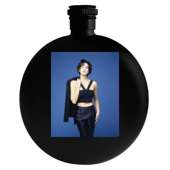 Teri Hatcher Round Flask