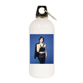 Teri Hatcher White Water Bottle With Carabiner