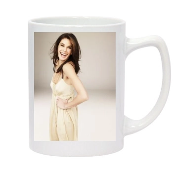 Teri Hatcher 14oz White Statesman Mug