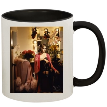 Teri Hatcher 11oz Colored Inner & Handle Mug