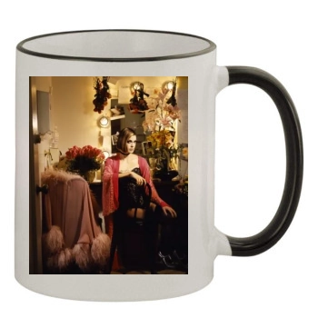 Teri Hatcher 11oz Colored Rim & Handle Mug