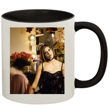 Teri Hatcher 11oz Colored Inner & Handle Mug