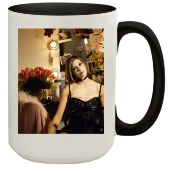 Teri Hatcher 15oz Colored Inner & Handle Mug