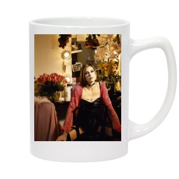 Teri Hatcher 14oz White Statesman Mug