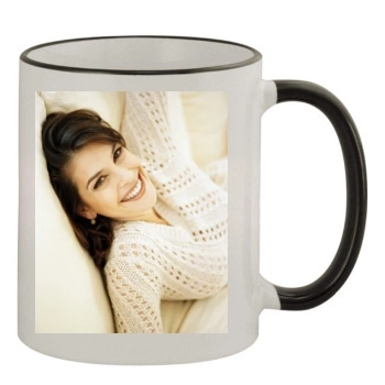 Teri Hatcher 11oz Colored Rim & Handle Mug