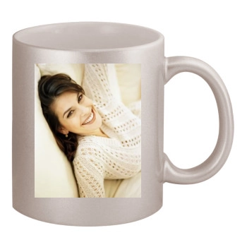 Teri Hatcher 11oz Metallic Silver Mug