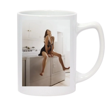 Teri Hatcher 14oz White Statesman Mug