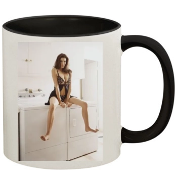 Teri Hatcher 11oz Colored Inner & Handle Mug